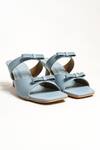 Buy_The Alter_Blue T-shaped Bow Stilettos _Online_at_Aza_Fashions