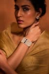 Buy_Tarun Tahiliani_Ivory Zircon Layered Pearl Multi String Bracelet_Online_at_Aza_Fashions