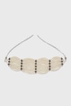 Shop_Tarun Tahiliani_Ivory Fresh Water Pearls Multi Layered Necklace _at_Aza_Fashions