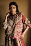 Aseem Kapoor_Multi Color Mushroom Twill Printed And Zahra Sweatshirt & Trouser Set _at_Aza_Fashions