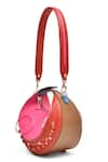 Immri_Red Halo Celestia Crescent Bag _at_Aza_Fashions