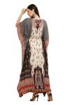 Buy_Aham-Vayam_Multi Color Modal Silk Printed Paisley Round Batwing Sleeve Kaftan _Online_at_Aza_Fashions