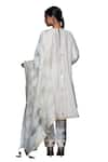 Gulabo by Abu Sandeep_Off White Jamdani Embellished Gota Border Dupatta  _at_Aza_Fashions