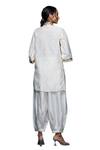 Buy_Gulabo by Abu Sandeep_Off White Jamdani Embellished Gota Border Salwar _Online_at_Aza_Fashions