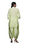Buy_Gulabo by Abu Sandeep_Green Jamdani Embellished Gota Placement Salwar _Online_at_Aza_Fashions