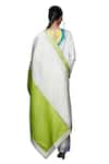 Shop_Gulabo by Abu Sandeep_Off White Cotton Silk Embroidery Jharokha Round Neck Kurta  _Online_at_Aza_Fashions