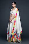 Buy_Gulabo by Abu Sandeep_Off White Cotton Silk Placement Embroidery Architecture Motif Lehenga 