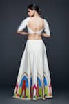 Shop_Gulabo by Abu Sandeep_Off White Cotton Silk Placement Embroidery Architecture Motif Lehenga 