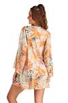 Buy_Kai Resortwear_Orange Luxe Crepe Printed Floral Open Autumn Embellished Cape  _Online_at_Aza_Fashions