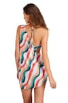 Buy_Kai Resortwear_White Luxe Crepe Printed Stripe Nautica Cover Up  _Online_at_Aza_Fashions