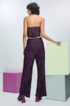 Shop_Nirmooha_Purple Chantilly Lace Solid Sweetheart Corset And Straight Pant Set _at_Aza_Fashions