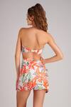 Shop_Kai Resortwear_Orange Carvico Italian Jersey(80% Polyamide 20% Autumn Bikini Set _at_Aza_Fashions