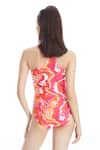 Shop_Kai Resortwear_Orange Carvico Italian Jersey(80% Polyamide 20% Surfing Monokini  _at_Aza_Fashions