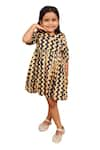 Buy_The Right Cut_Black Pure Cotton Print Swirl Sunshine Dress 