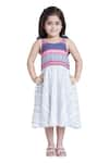 Bohobi_Pink Cotton Striped Feeling Pretty Dress _Online_at_Aza_Fashions