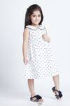 Shop_Bohobi_White Cotton Printed Polka Dot Dreamer Dress _Online_at_Aza_Fashions