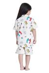 Shop_Bohobi_White Cotton Printed Transformers Night Suit Shorts Set 