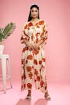 Buy_SIARRA_Ivory Satin Cotton Printed Floral Notched Kaftan Jumpsuit _Online_at_Aza_Fashions