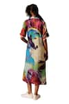 Buy_Advait_Multi Color Bemberg Satin Twill Printed Abstract Calypso Dress  _Online_at_Aza_Fashions