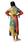 Buy_Advait_Multi Color Crepe Print Juno Gathered Skirt  _Online_at_Aza_Fashions