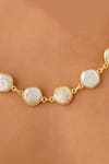 Buy_Kastiya Jewels_Off White Pearl Long Necklace _Online_at_Aza_Fashions