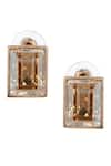 Amoliconcepts_Gold Plated Swarovski Stud Earrings _Online_at_Aza_Fashions