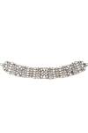 Buy_Amoliconcepts_Silver Plated Glass Embellished Choker _Online_at_Aza_Fashions