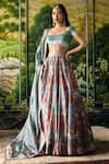 Buy_Falguni Shane Peacock_Harmonia Printed Lehenga Set _at_Aza_Fashions