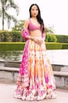 Buy_Falguni Shane Peacock_Calliope Printed Lehenga Set _at_Aza_Fashions