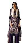 Falguni Shane Peacock_Helio Kurta Set _Online_at_Aza_Fashions