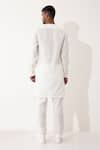 Shop_Son of A Noble Snob_White Linen Solid Niero Asymmetric Kurta With Pant _at_Aza_Fashions