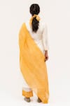 Shop_Naina Jain_Off White Silk Embroidery Mirror V Suri Ditsy Sheesha Kurta Pant Set _at_Aza_Fashions