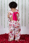 Shop_Lil Angels_Multi Color Crepe Embellished Floral Tulip Pattern Tunic With Dhoti _at_Aza_Fashions