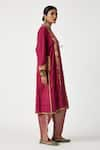 Payal Pratap_Fuchsia Angarkha Matka Silk Embroidered Akilah Kurta With Salwar  _Online_at_Aza_Fashions