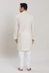 Shop_Arihant Rai Sinha_White Kurta Linen Blend Printed Block And Pant Set _at_Aza_Fashions