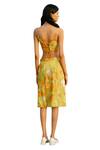Buy_Raasa_Yellow Modal Print Bloom A-line Skirt  