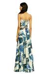 Shop_Raasa_Blue D90 Print Foliage Maxi Skirt  _Online_at_Aza_Fashions
