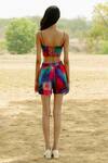 Shop_Raasa_Multi Modal Print Blast Sweetheart Neck Crop Top  