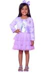 Buy_LIL DRAMA_Purple Fur Embroidery Patch Barbie Jacket_Online_at_Aza_Fashions