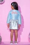 Shop_LIL DRAMA_Blue Quilted Fabric Lining Butter Crepe Shimmery Heart Rockstar Jacket _at_Aza_Fashions