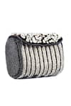 Buy_Gin & Tonic_Black Embellished Bead Jewel Bag _at_Aza_Fashions