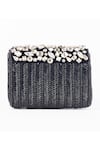 Shop_Gin & Tonic_Black Embellished Bead Jewel Bag _at_Aza_Fashions