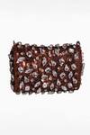 Shop_Gin & Tonic_Brown Embellished Jewel Bag _at_Aza_Fashions