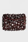 Buy_Gin & Tonic_Brown Embellished Jewel Bag _Online_at_Aza_Fashions