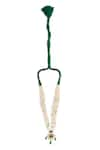 Neeta Boochra_Green Onyx Verdant Luminescence Floral Carved Pendant Necklace _at_Aza_Fashions