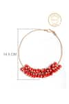 Shop_Neeta Boochra_Red Bead Embellished Hasli Necklace _Online_at_Aza_Fashions