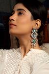 Neeta Boochra_Blue Stone Rainbow Reef Fish Earrings _at_Aza_Fashions