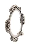 Buy_Neeta Boochra_Silver Plated Gota Patti Tribal Ghungroo Rhapsody Statement Bangle 