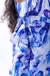 Buy_LA DEE DA_Blue Cotton Blend Printed Jellyfish Fish Jumpsuit  _Online_at_Aza_Fashions