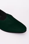 Buy Bubber Couture Green Colton Solid Pointed-toe Mojdi Online at Aza Fashions Buy_Bubber Couture_Green Colton Solid Pointed-toe Mojdi _Online_at_Aza_Fashions